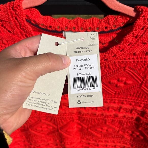 Boden Claudia Textured Knit Dress NWT - Picture 7 of 8